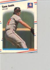 1988 Fleer Mini Baseball Cards 066      Zane Smith